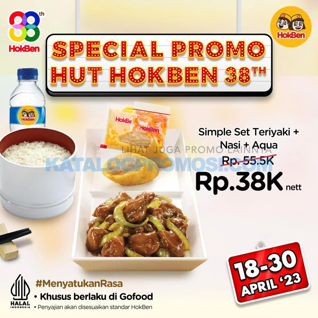 Promo Hokben Spesial Hut Ke Harga Mulai Ribu Dan Diskon Hingga