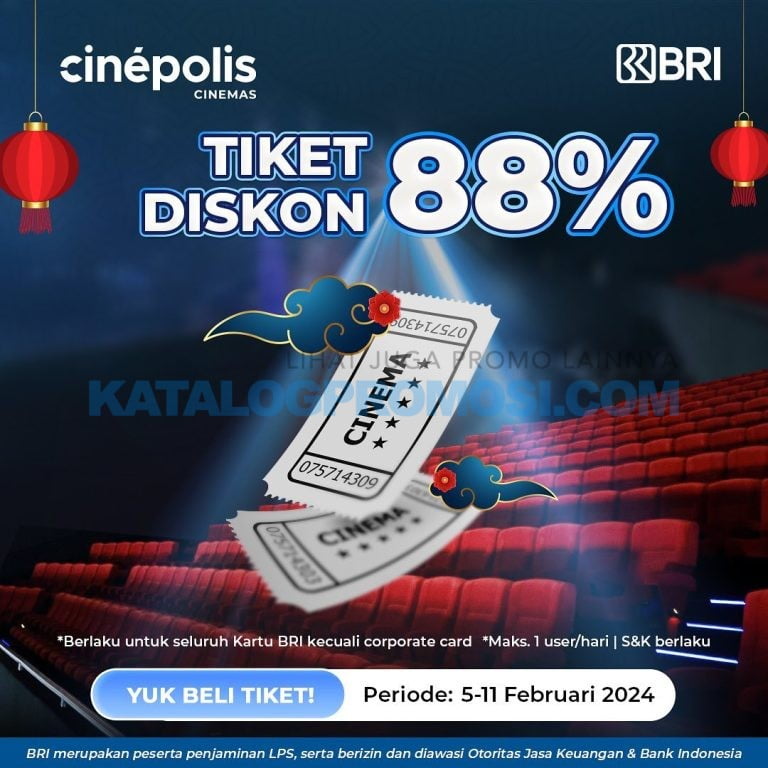 Promo Cinepolis Bri Diskon Tiket Beli Popcorn Minuman Cuma