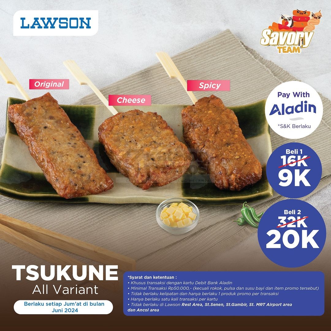 Promo LAWSON FRYDAY HARGA SPESIAL Untuk Pembelian Tsukune Mulai Rp