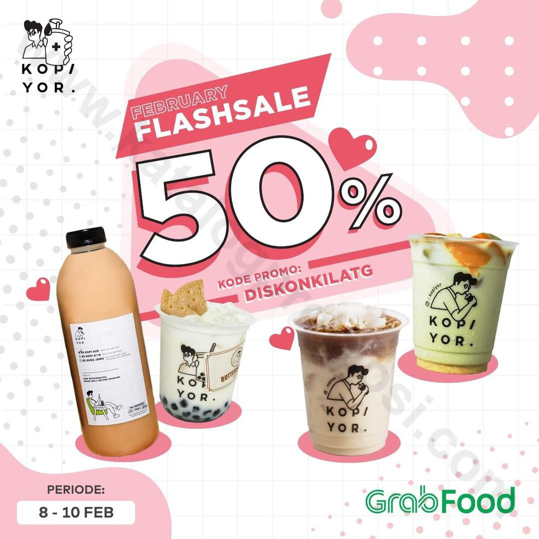  KOPI YOR  Promo FEBRUARY FLASHSALE DISKON 50 khusus 