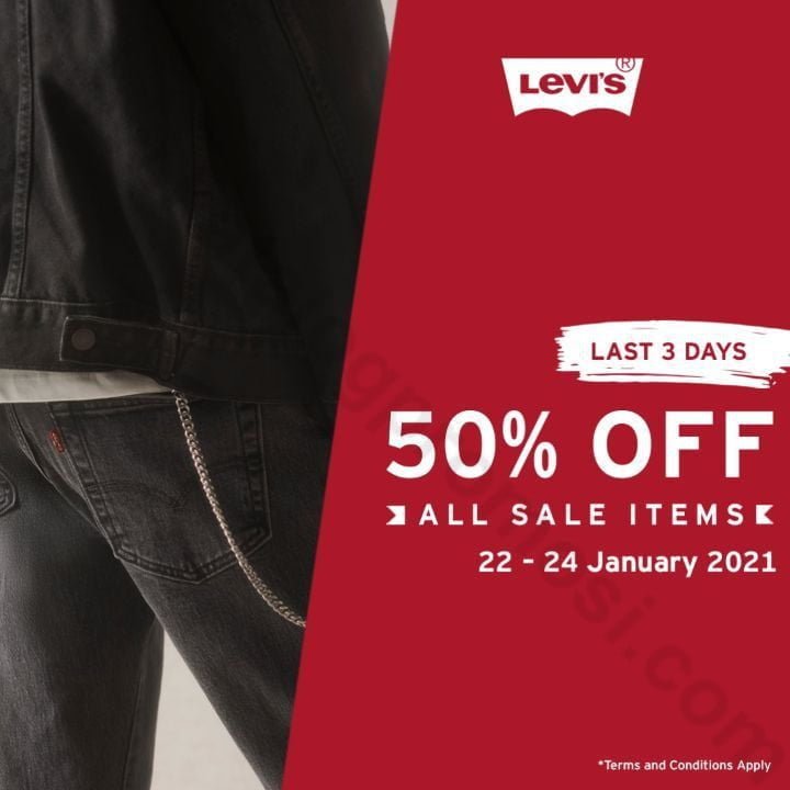 LEVI'S END OF SEASON SALE Discount 50 Off for All Sale Items