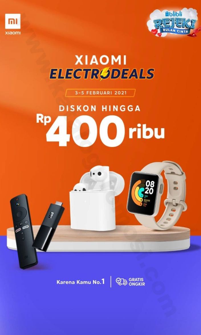 XIAOMI Promo ELECTRODEALS Diskon Hingga 400RB Hanya Di Blibli.com