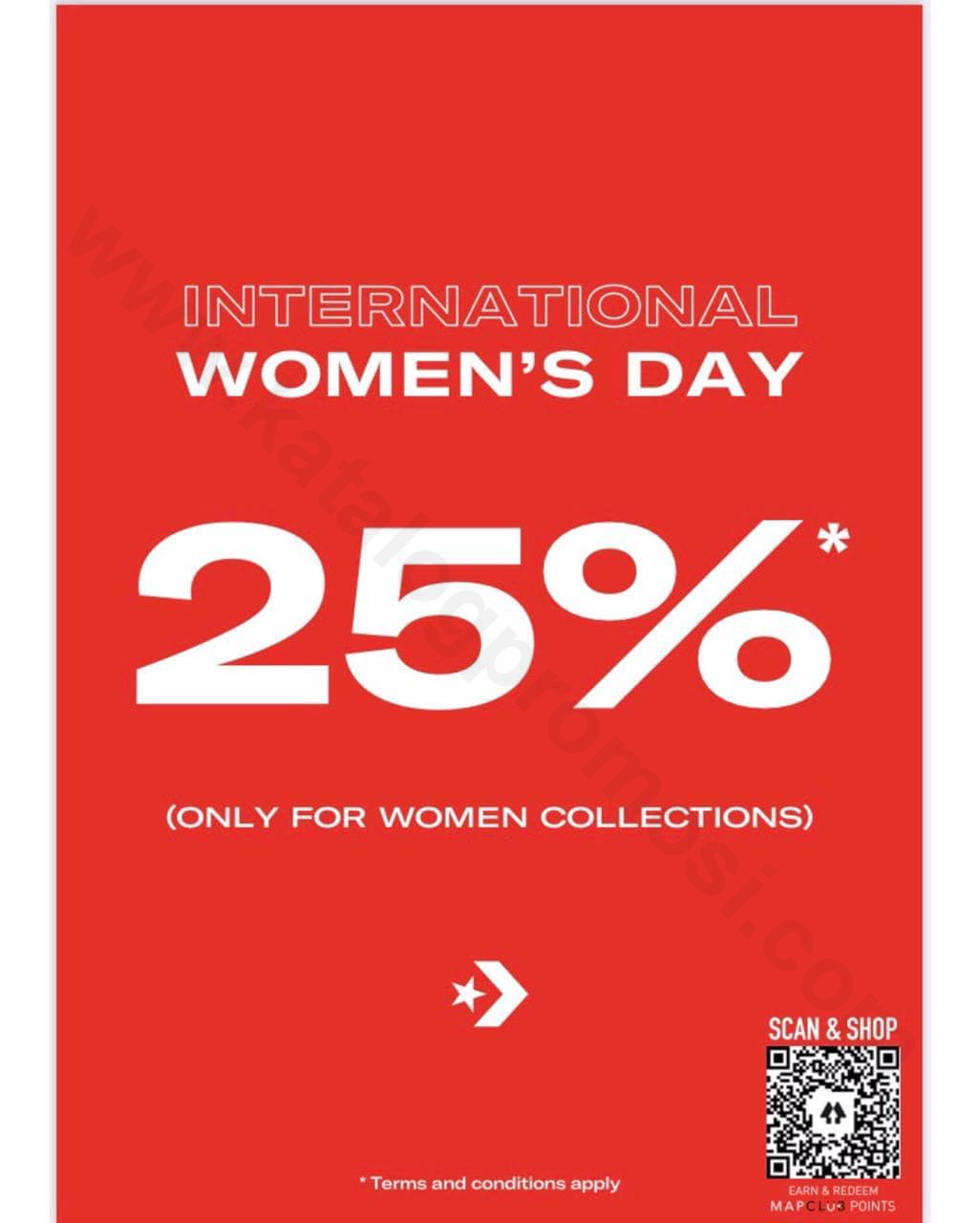CONVERSE Promo International Women’s Day Discount 25 Off