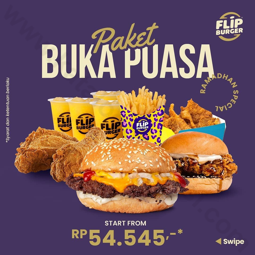 FLIP BURGER Promo Ramadhan Special Paket Buka Puasa