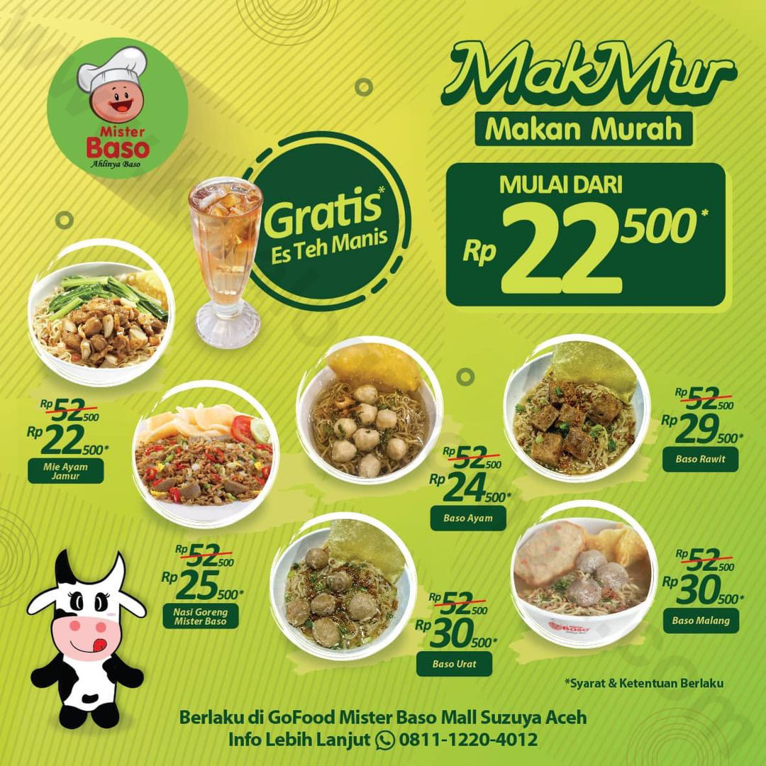 Mister Baso Promo Makmur – Harga Spesial Mulai Rp 22 500 Gratis Es