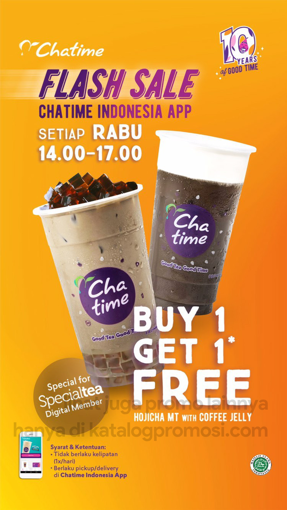 CHATIME FLASH SALE! BELI 1 GRATIS 1