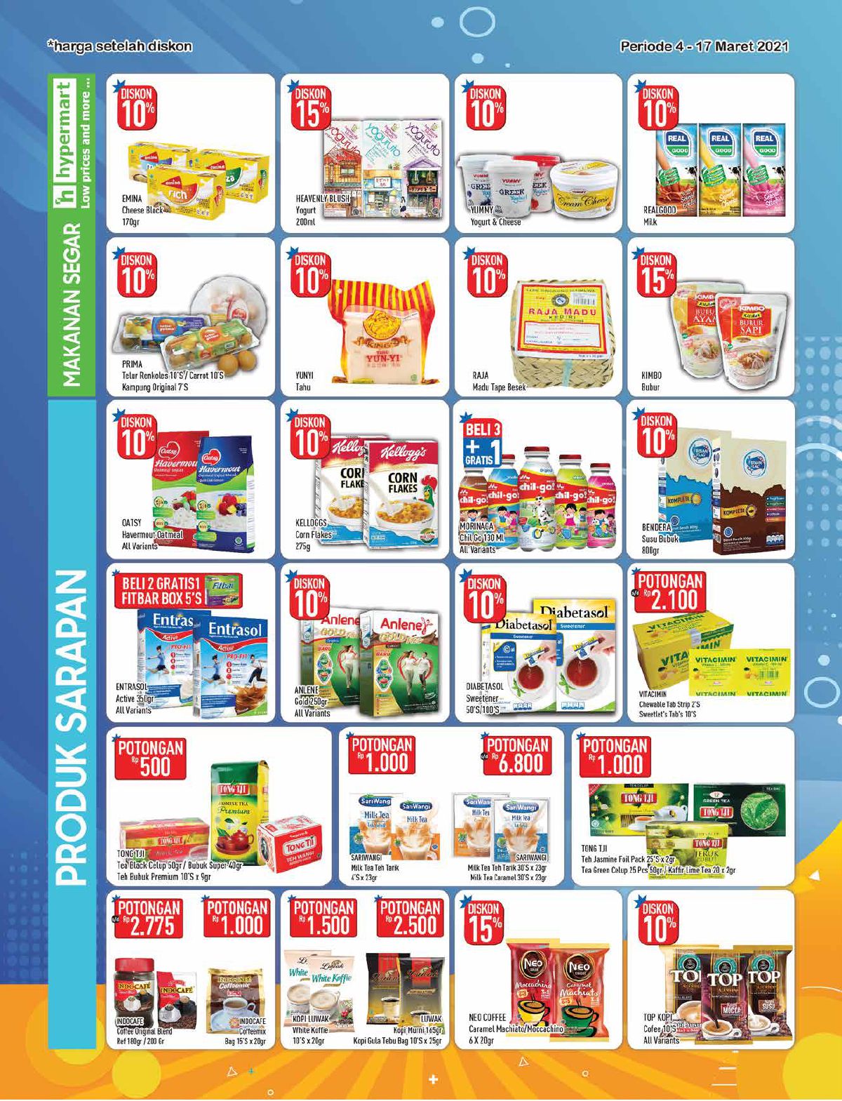 Promo Hypermart Katalog Belanja Mingguan periode 04-17 Maret 2021