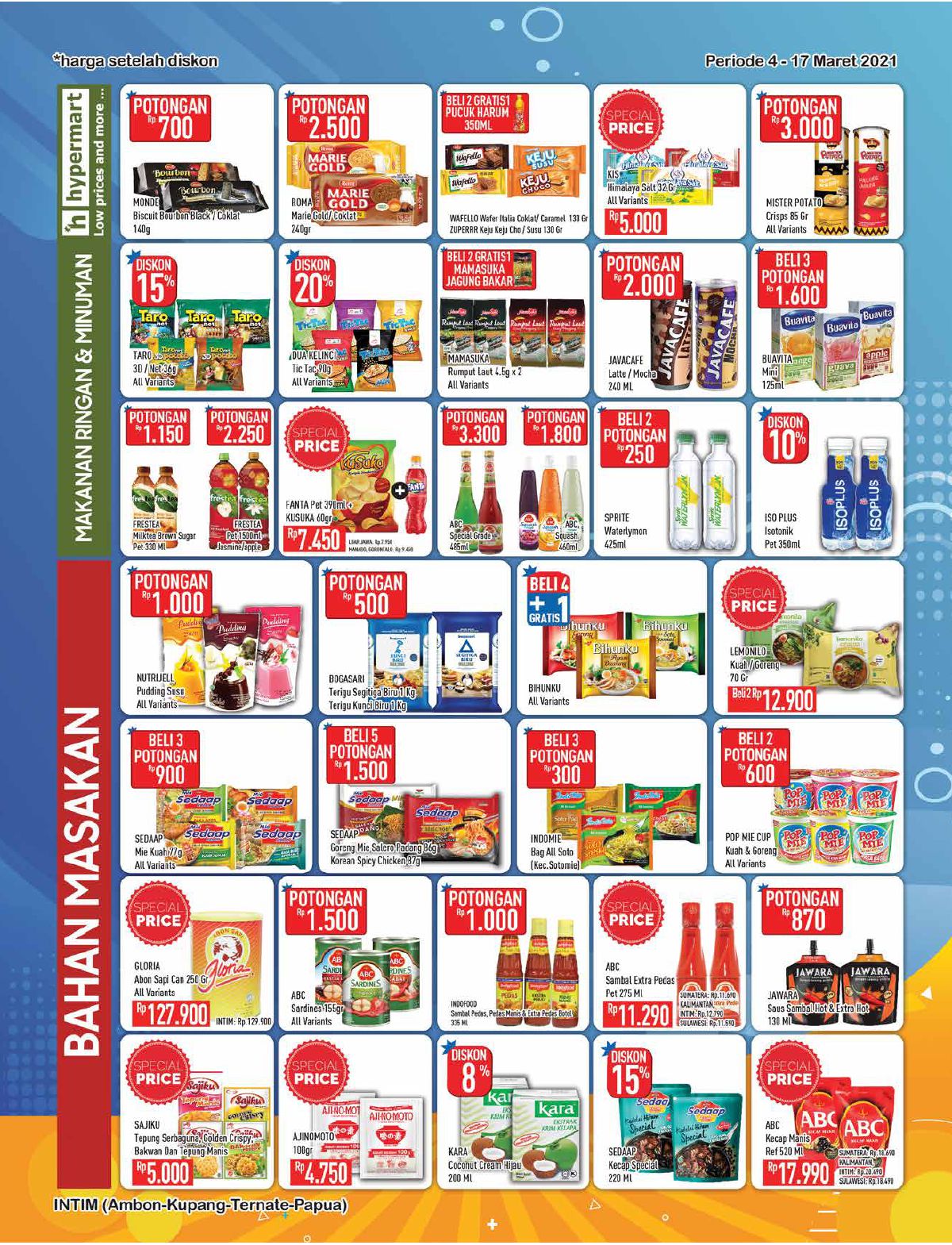 Promo Hypermart Katalog Belanja Mingguan periode 04-17 Maret 2021