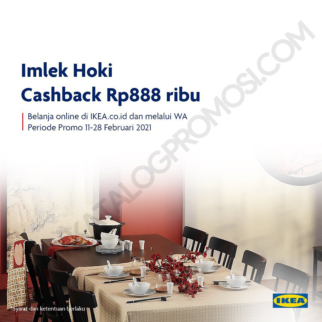 Promo Imlek Ikea Cashback Rp 888 000 Dengan Kartu Kredit Uob Khusus Transaksi Via Online