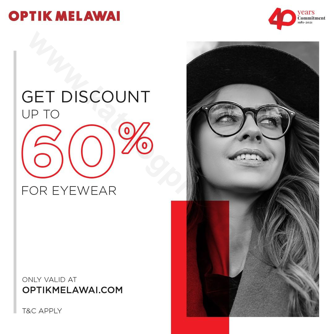 OPTIK MELAWAI Promo Special Sale Up to 60 OFF For Eyewear