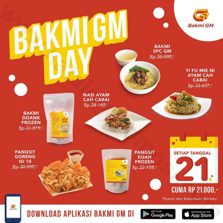 BAKMI GM PROMO BAKMI GM DAY Harga Spesial Menu Favorit Pilihan hanya