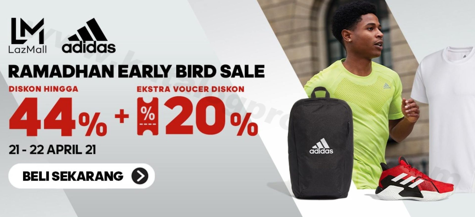  ADIDAS  Promo Lazada  Ramadan Sale Diskon hingga 44 