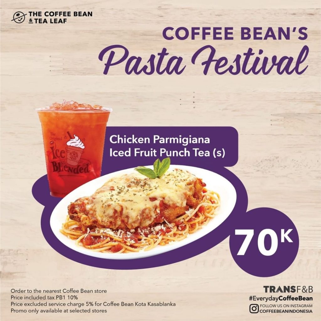 The Coffee Bean Promo Pasta Festival - Harga Spesial mulai ...