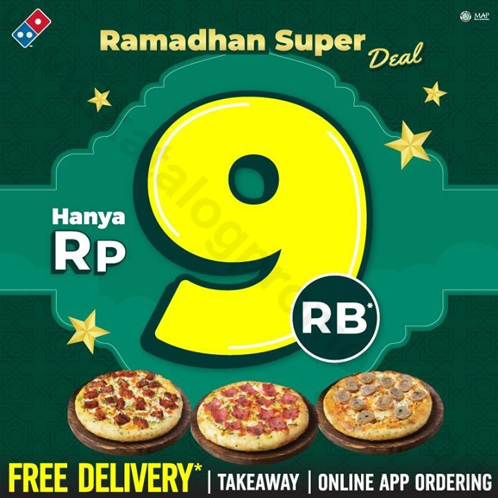 Promo Ramadhan DOMINOS PIZZA Beli PIZZA MANIA Hanya Rp 9.000*