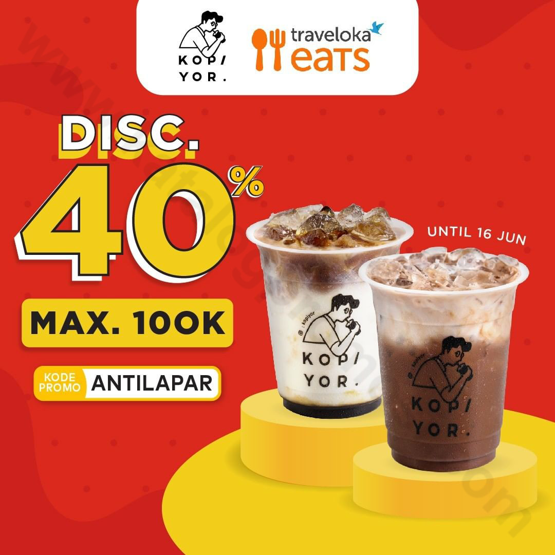  KOPI YOR  Promo DISKON 40 khusus pemesanan via Traveloka Eats