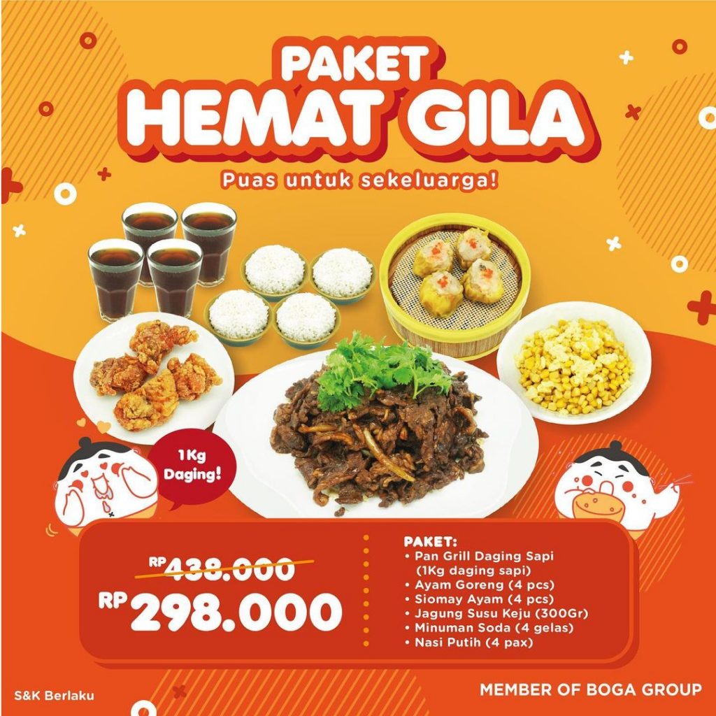 Promo ONOKABE Paket Hemat Gila - PUAS BUAT SEKELUARGA cuma Rp. 298.000