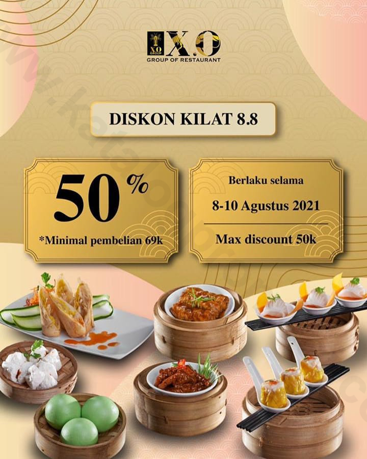 XO SUKI Restaurant Promo Diskon Kilat 8.8 Disc 50% Min. Pembelian 69K