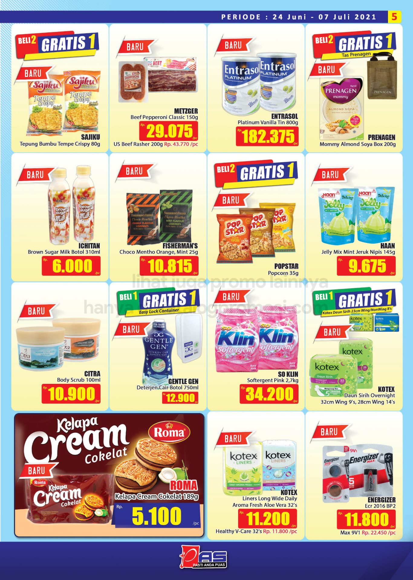 Promo Hari Hari Pasar Swalayan Katalog Mingguan Periode 24 Juni 07 Juli 2021