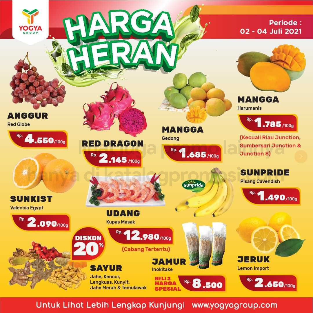 Katalog TOSERBA YOGYA WEEKEND Promo HARGA HERAN periode 02 