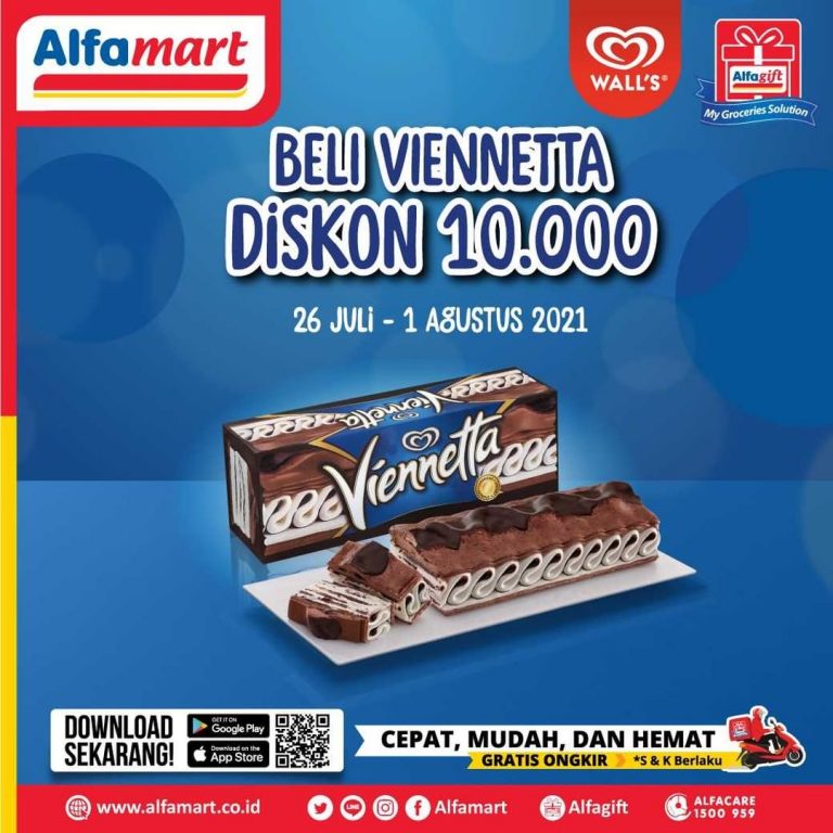 Promo ALFAMART - DISKON Rp. 10.000 untuk Wall's Viennetta