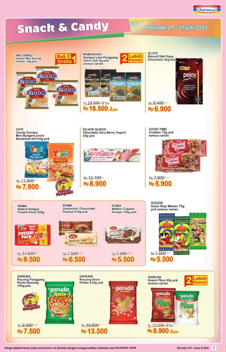 Katalog Promo Diskon Indomaret Mingguan, Mulai Hari Ini 21