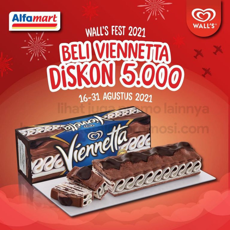 Promo ALFAMART WALLS FIESTA - BELI 2 CORNETTO CUMA 17RIBU - BELI 2