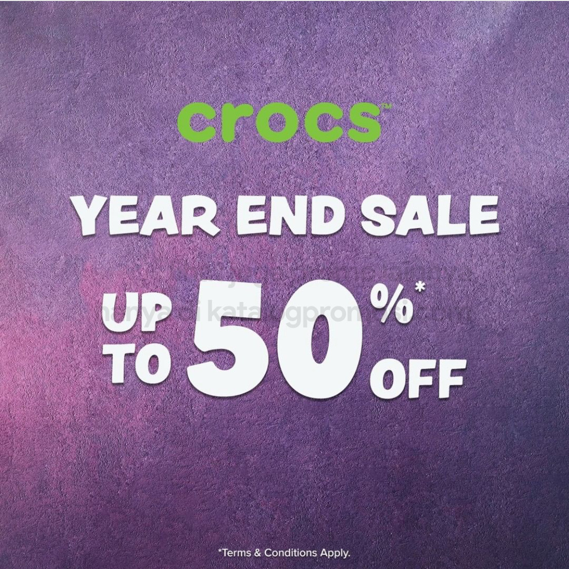Promo CROCS YEAR END SALE - DISCOUNT up to 50% off