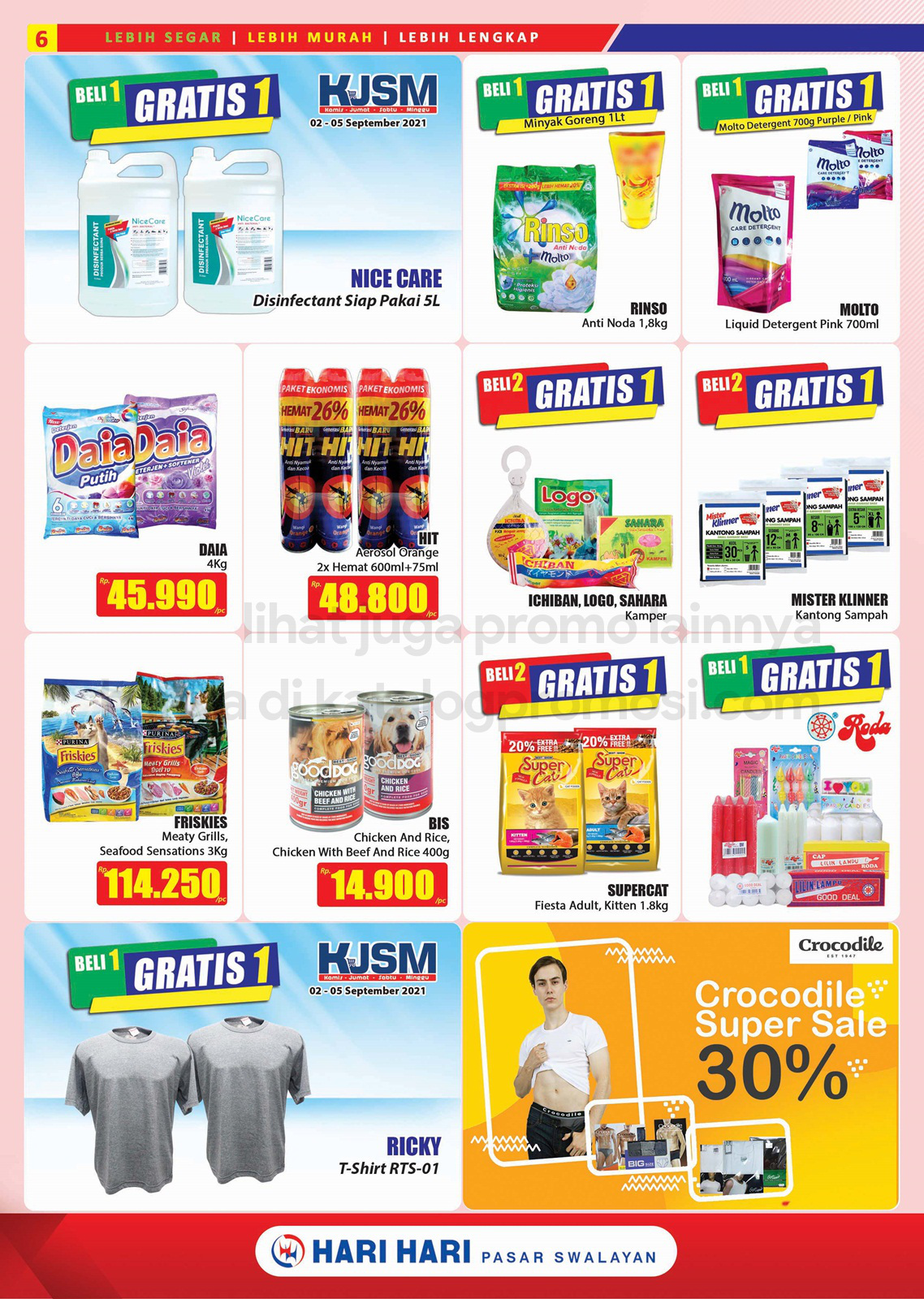 Promo Hari Hari Pasar Swalayan Katalog Mingguan Periode 02 15 September 2021