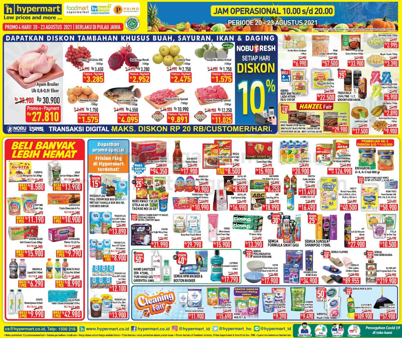 Promo Hypermart JSM Katalog Weekend periode 20-23 Agustus 2021