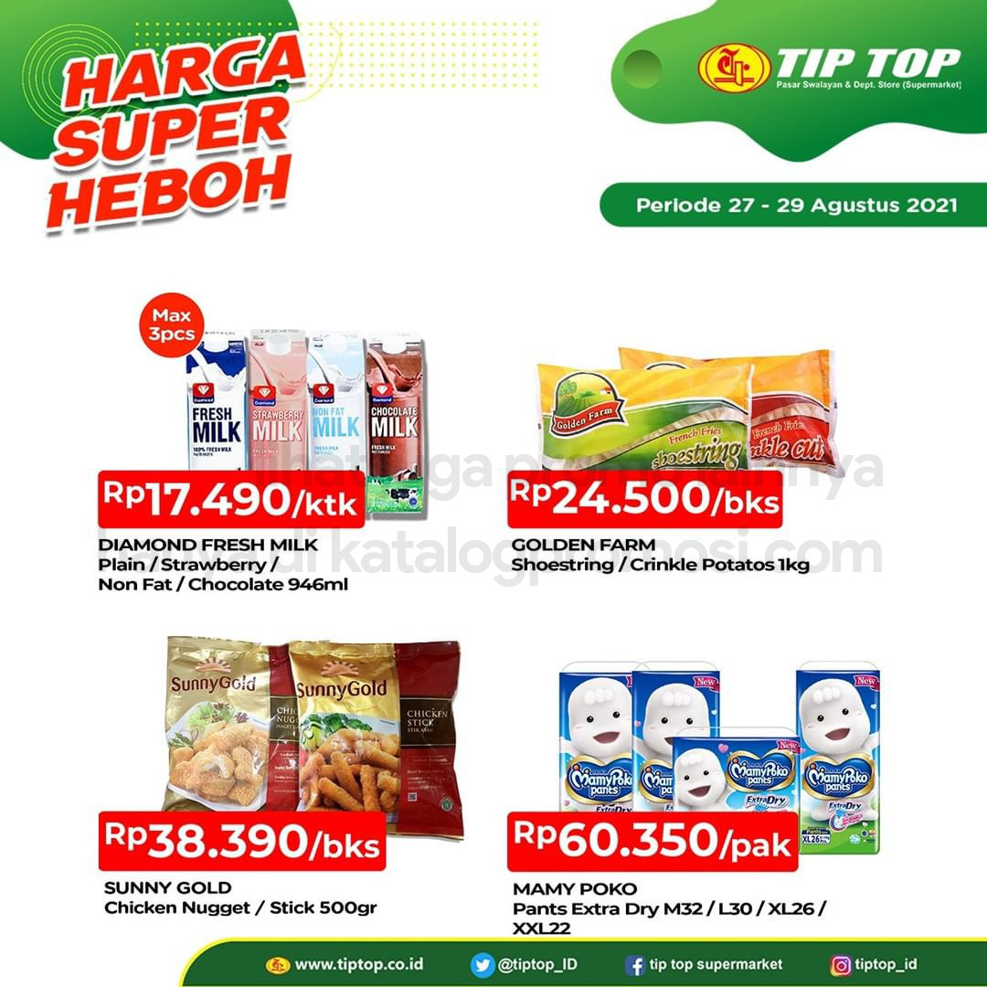 Katalog TIP TOP Pasar Swalayan Promo Weekend Periode 27-29 Agustus 2021