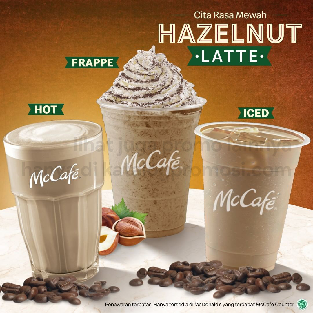 BARU! McDonalds Hazelnut Latte series khusus di McCAFE