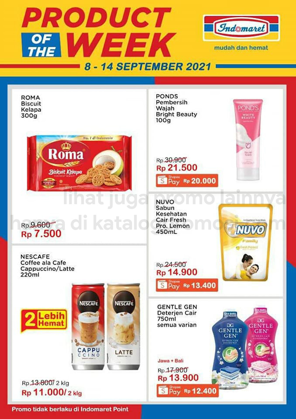 INDOMARET Promo PRODUCT of The Week periode 08-14 September 2021