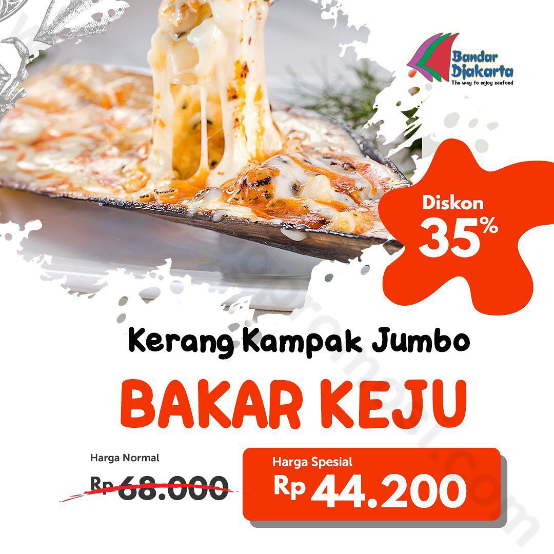 Bandar Djakarta Promo Diskon 35 Untuk Pembelian Menu Kerang Kampak