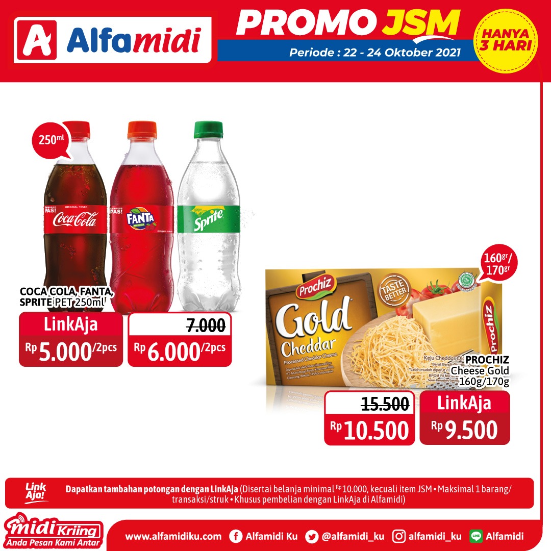 Promo ALFAMIDI JSM Weekend periode 22-24 Oktober 2021