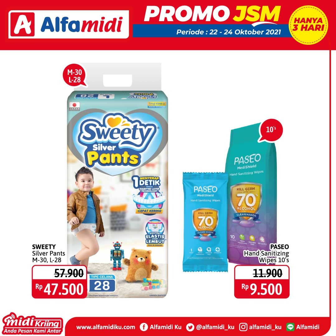 Promo ALFAMIDI JSM Weekend periode 22-24 Oktober 2021