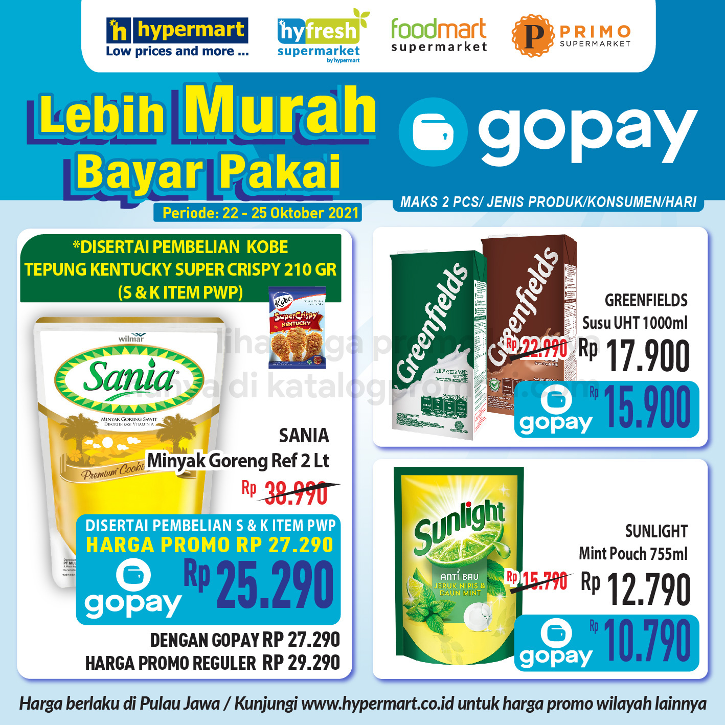 Promo HYPERMART - HARGA SPESIAL untuk transaksi pakai GOPAY