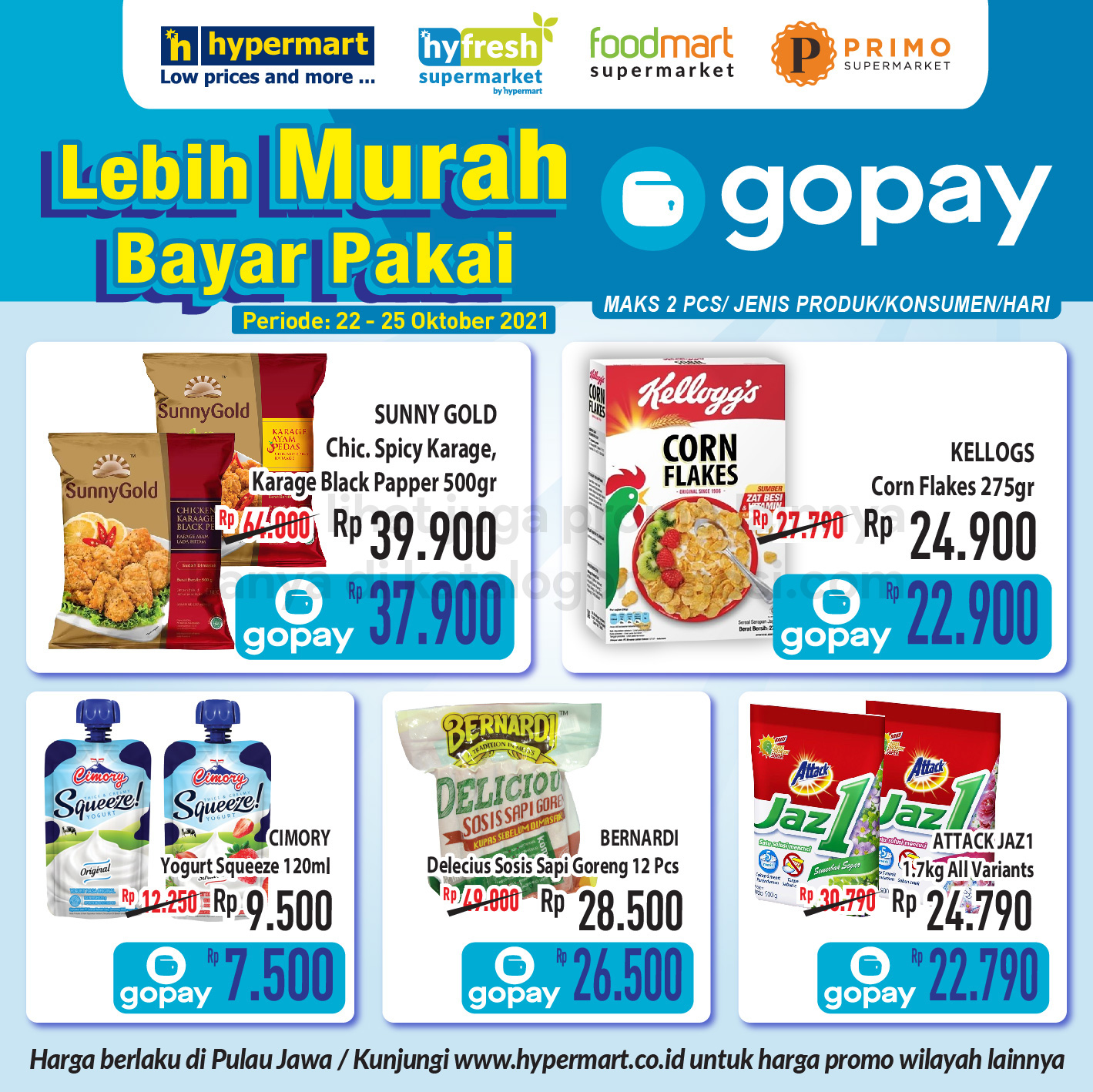 Promo HYPERMART - HARGA SPESIAL untuk transaksi pakai GOPAY