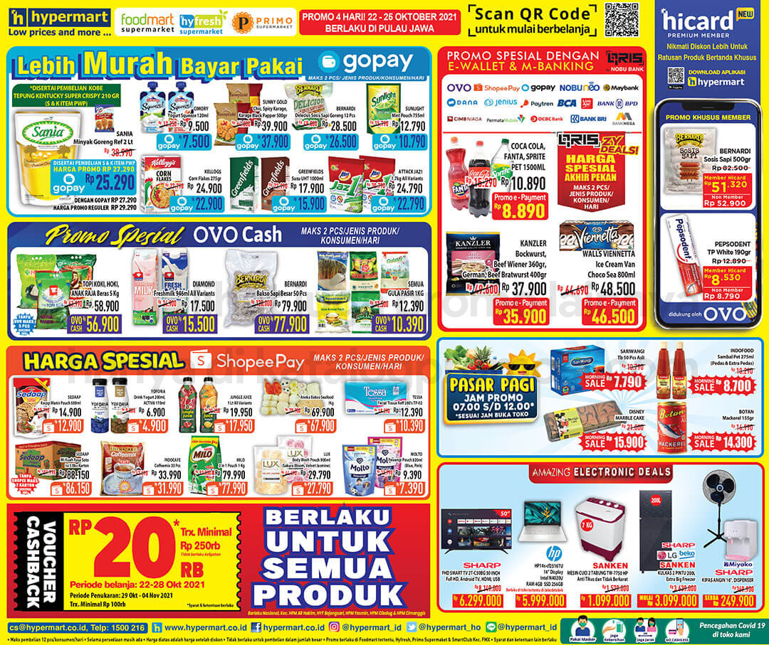 Promo Hypermart JSM Katalog Weekend periode 22-25 Oktober 2021