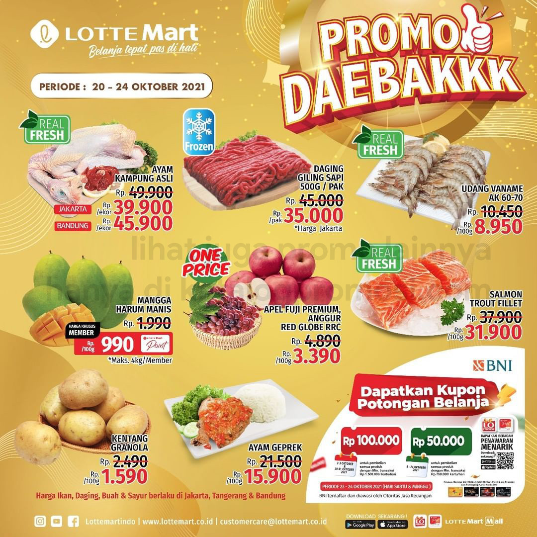 Katalog Promo LOTTEMART RETAIL WEEKEND JSM periode 20-24 Oktober 2021