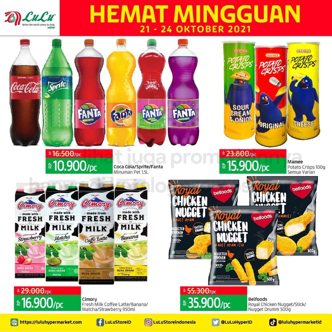 Promo LULU HYPERMARKET Katalog Weekend periode 21-24 Oktober 2021