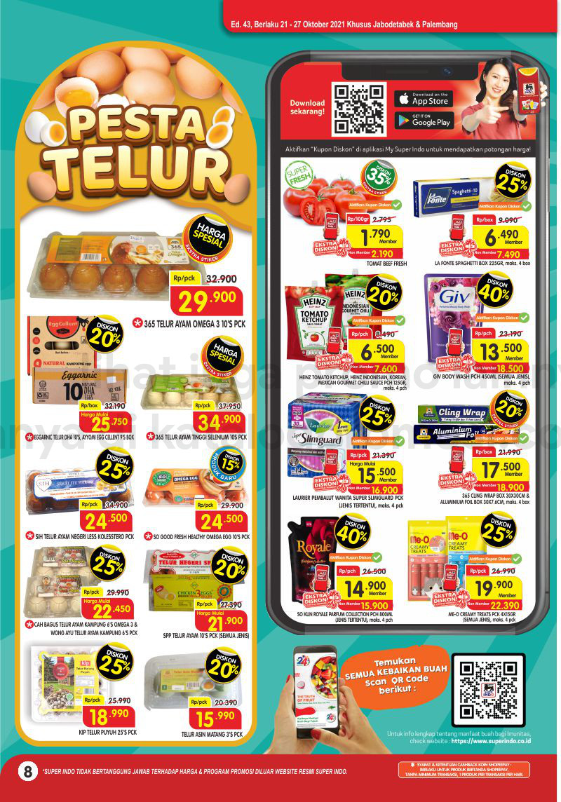 Promo Superindo Katalog Belanja Mingguan periode 21-27 September 2021