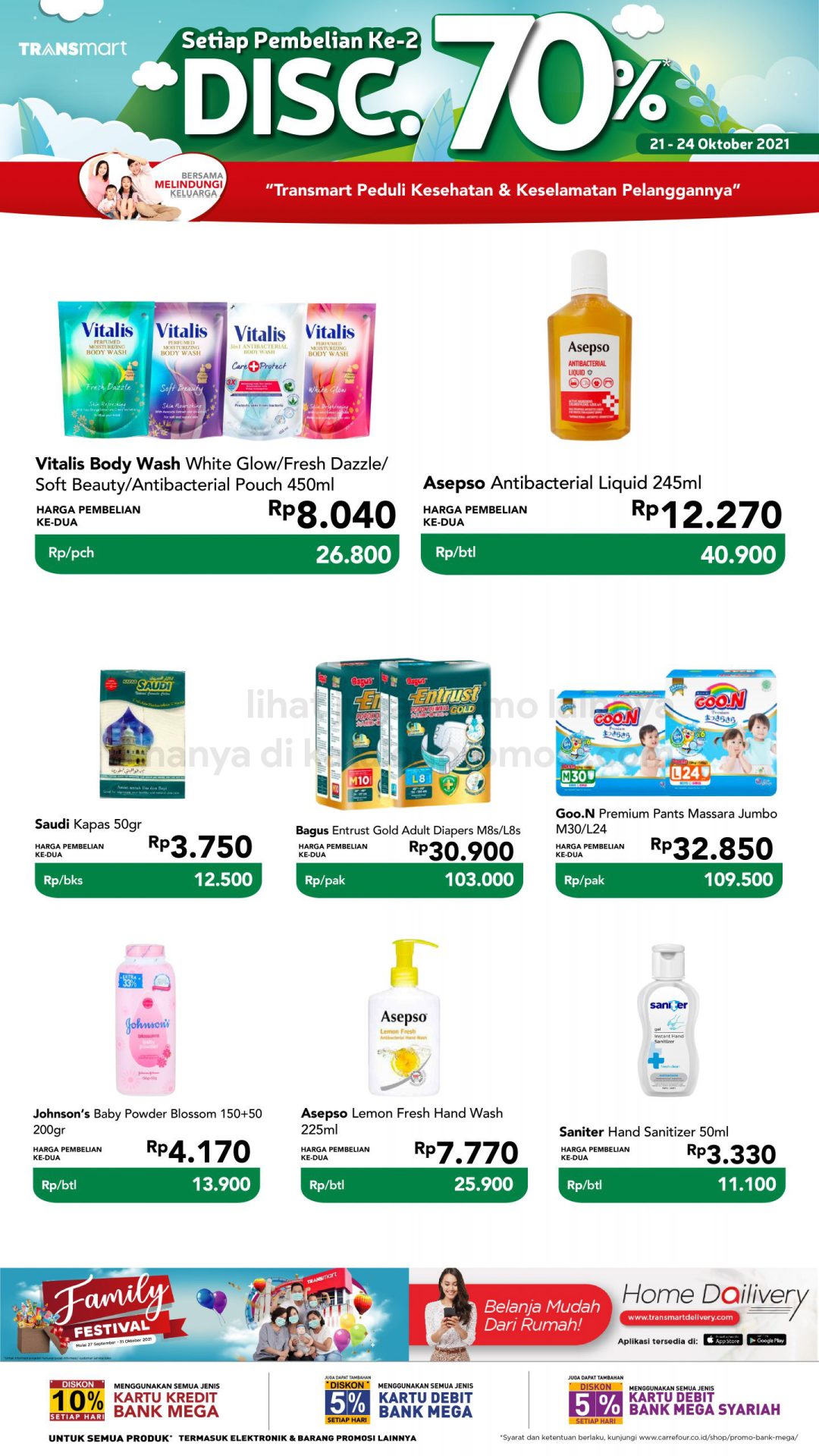 Promo TRANSMART CARREFOUR Katalog Weekend JSM periode 22-26 Oktober 2021