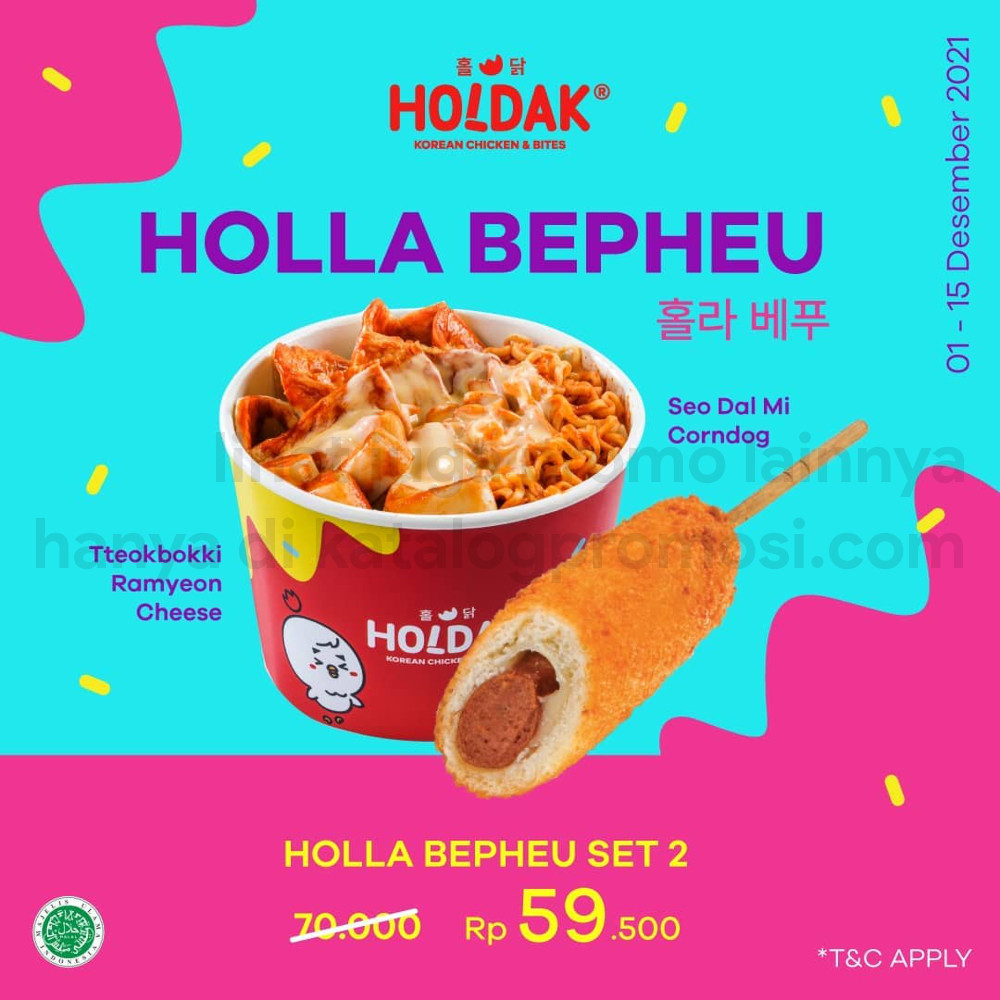 Promo HOLDAK Paket HOLA Bepheu Set - Harga Spesial mulai dari Rp 50.000