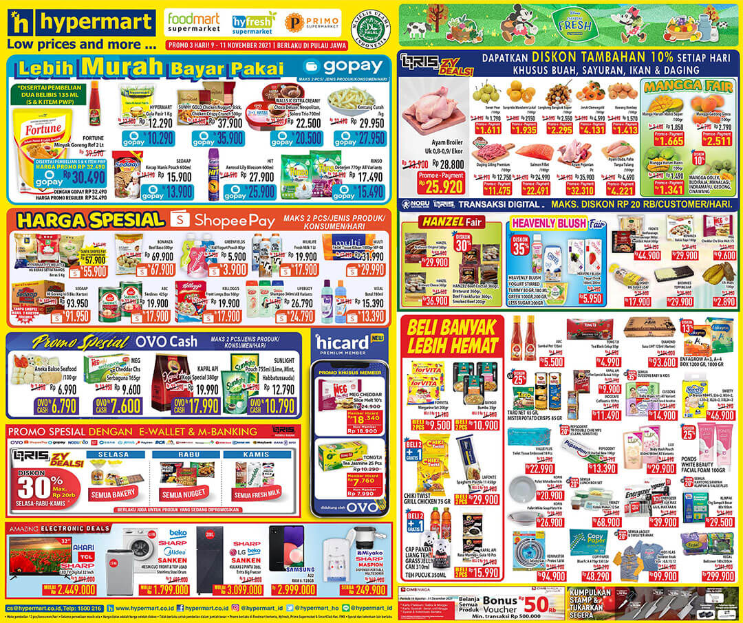 Katalog Hypermart Promo Weekday periode 09-11 November 2021