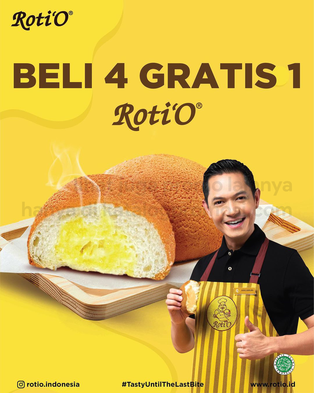 Promo ROTI'O - BELI 4 GRATIS 1 untuk ROTI dan HARGA SPESIAL untuk KOPI'O