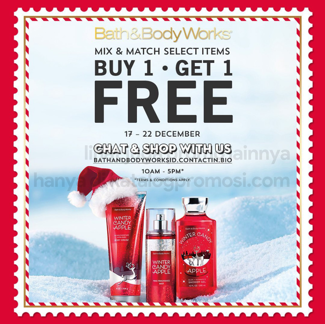 Promo Bath & Body Works Mix and match - BUY 1 GET 1 FREE selected items