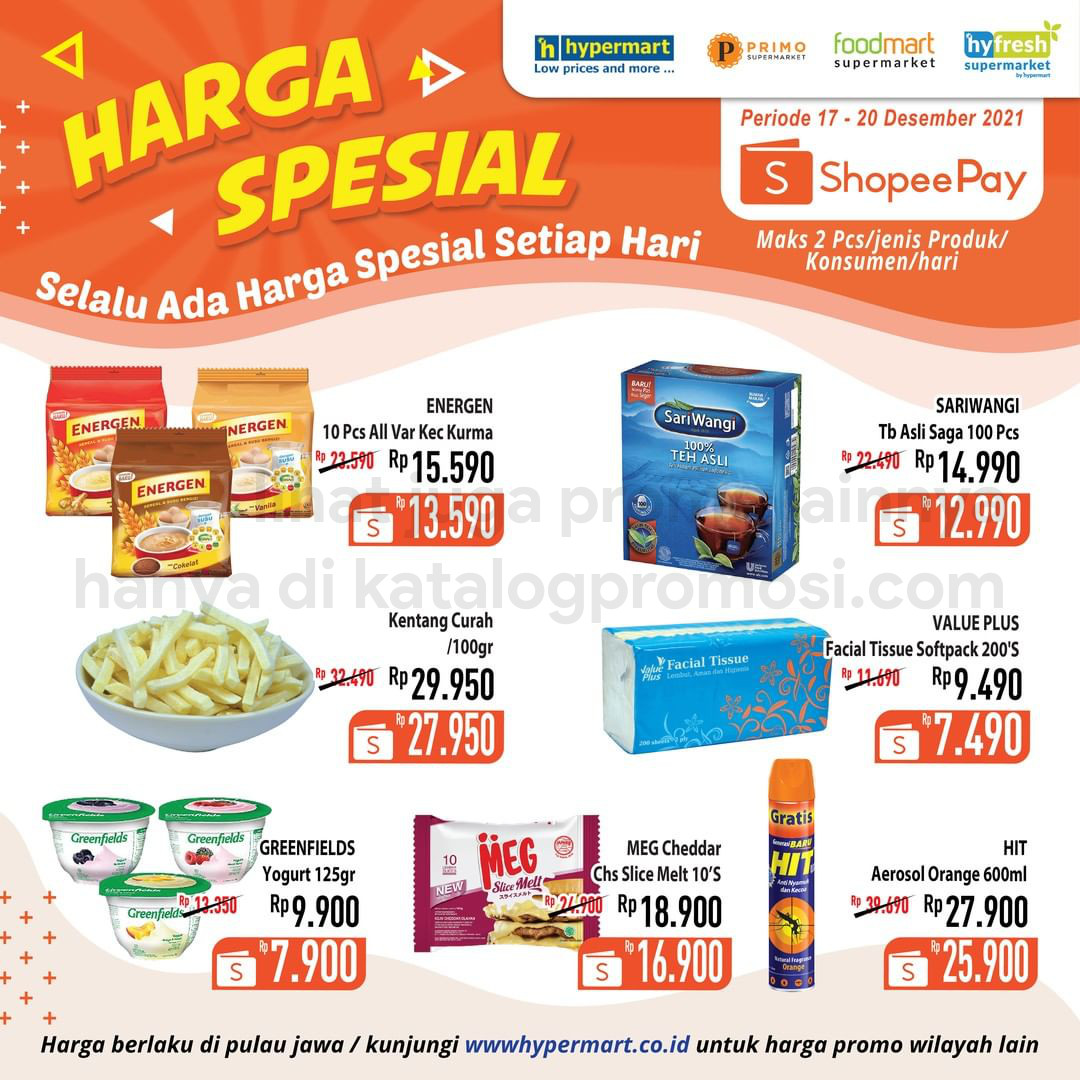 HYPERMART Promo HARGA SPESIAL khusus transaksi dengan ShopeePay