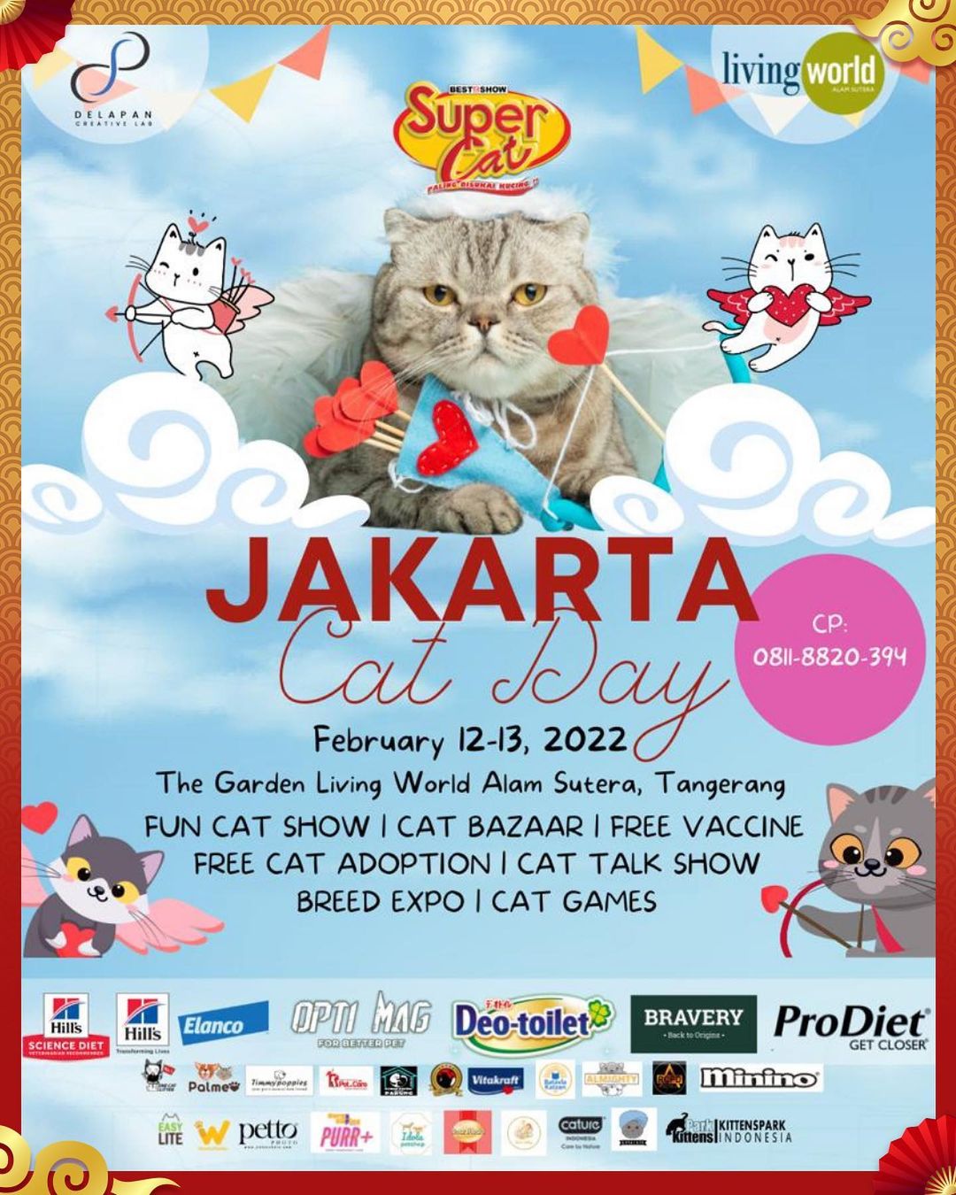 LIVING WORLD ALAM SUTERA mempersembahkan Jakarta Cat Day 2022