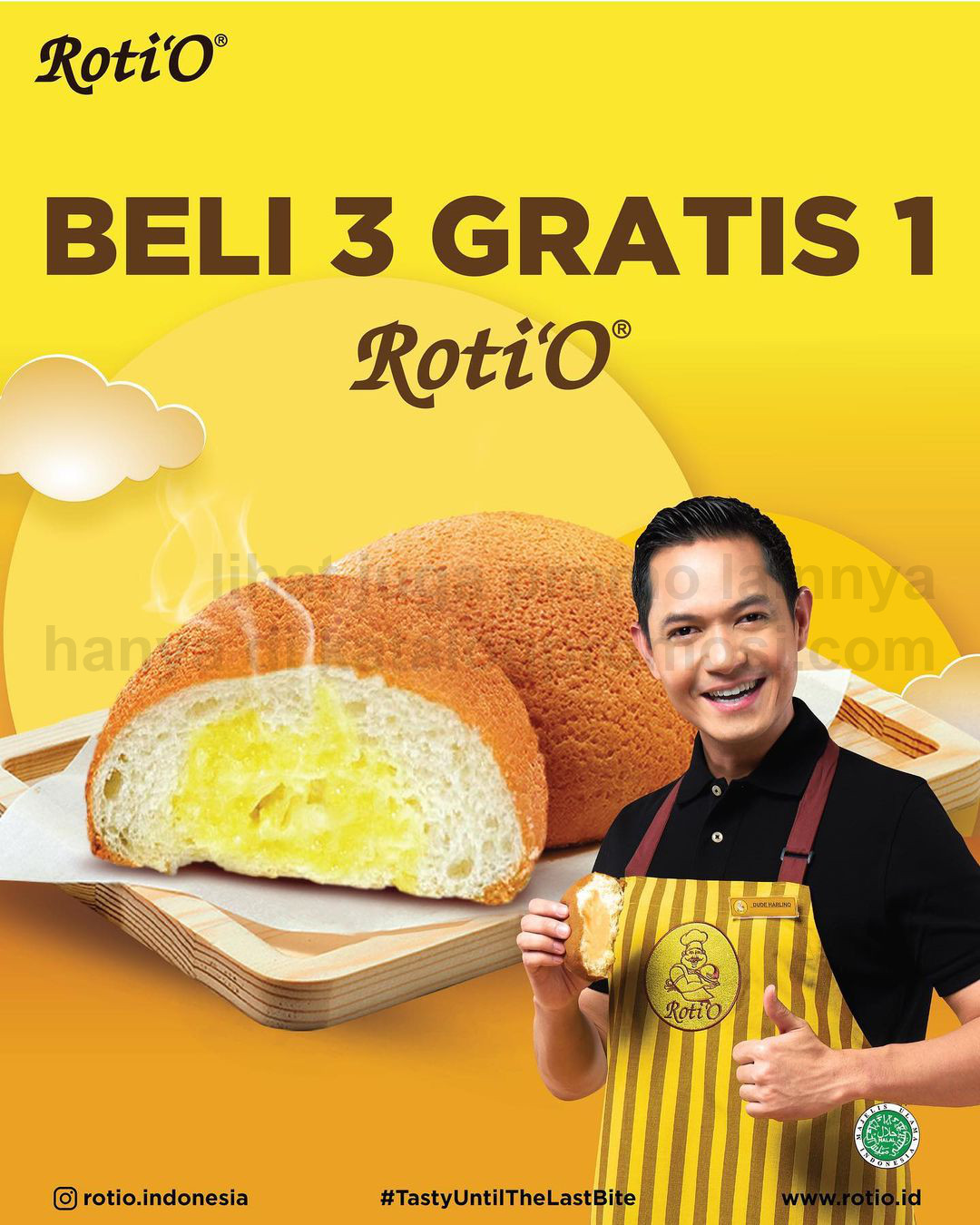 Promo ROTI'O - BELI 3 GRATIS 1 untuk ROTI dan HARGA SPESIAL untuk KOPI'O