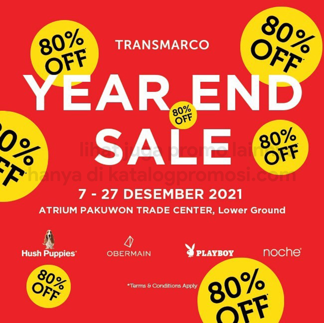 HUSH PUPPIES YEAR END SALE di PAKUWON TRADE CENTER - DISCOUNT up to 80% off 